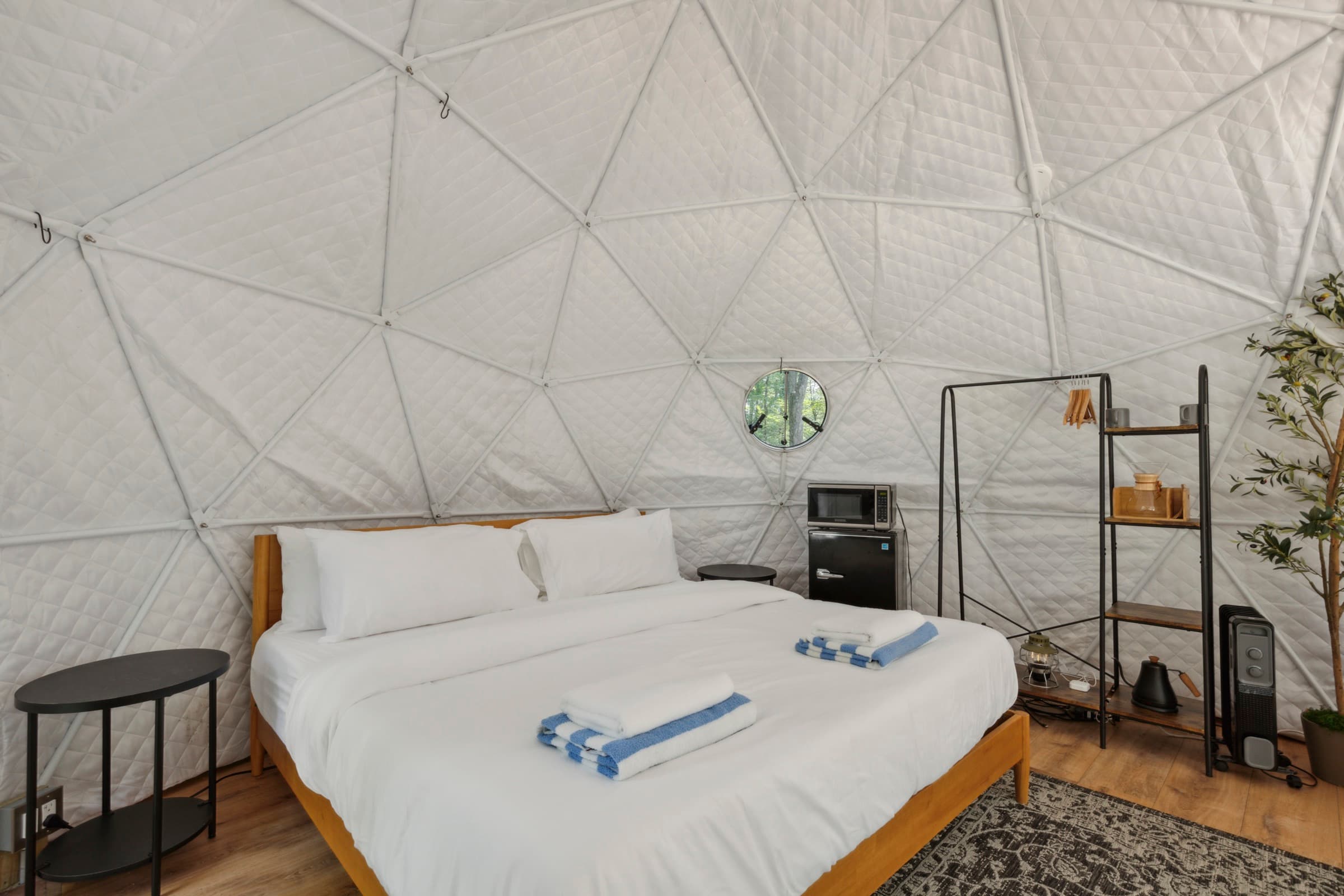 Inside a dome at Ferncrest
